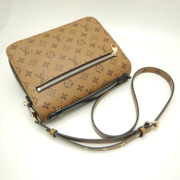 Louis Vuitton Monogram Reverse Pochette Metis MM Brown - Picture 4 of 8
